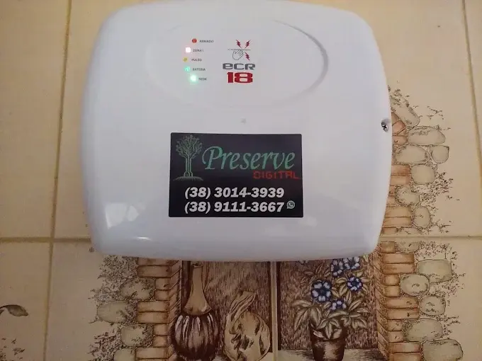 Detalhe de sistema de segurança